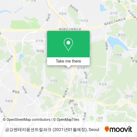 금강펜테리움센트럴파크 (2021년01월예정) map