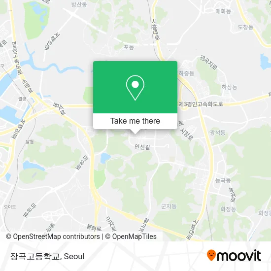 장곡고등학교 map