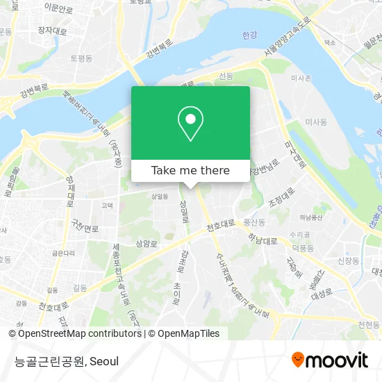 능골근린공원 map