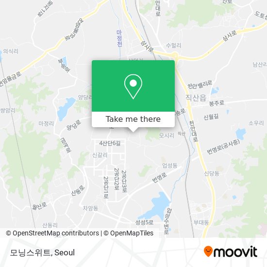 모닝스위트 map