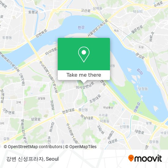 강변 신성프라자 map