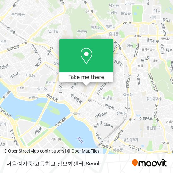 서울여자중·고등학교 정보화센터 map