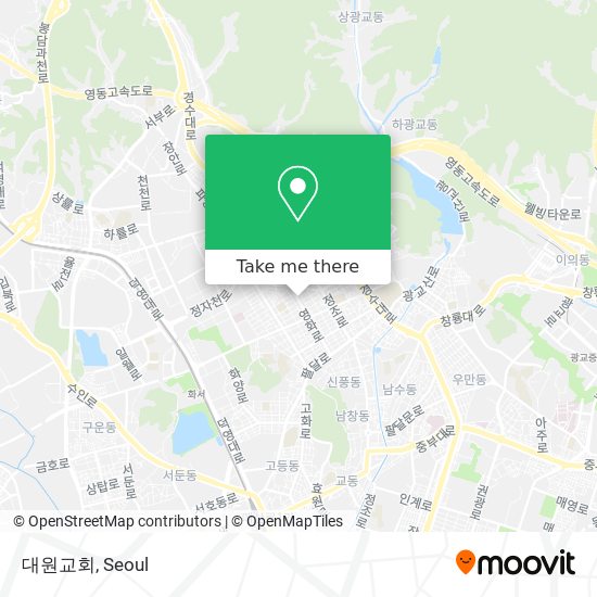 대원교회 map