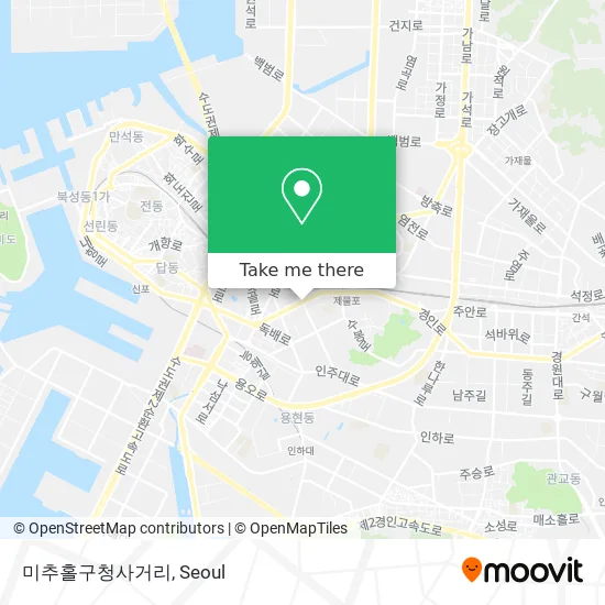 미추홀구청사거리 map