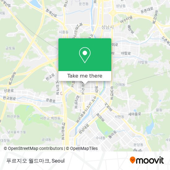 푸르지오 월드마크 map