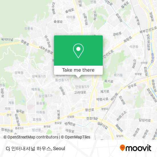 Cj 인터내셔널 하우스 map