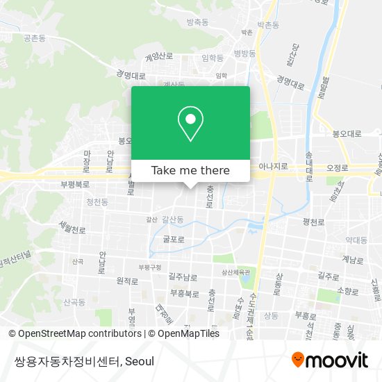 쌍용자동차정비센터 map