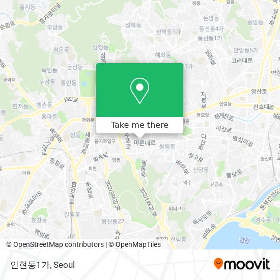 인현동1가 map