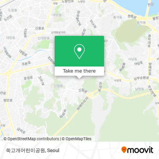 쑥고개어린이공원 map