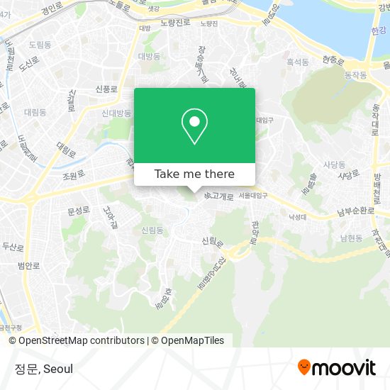 정문 map