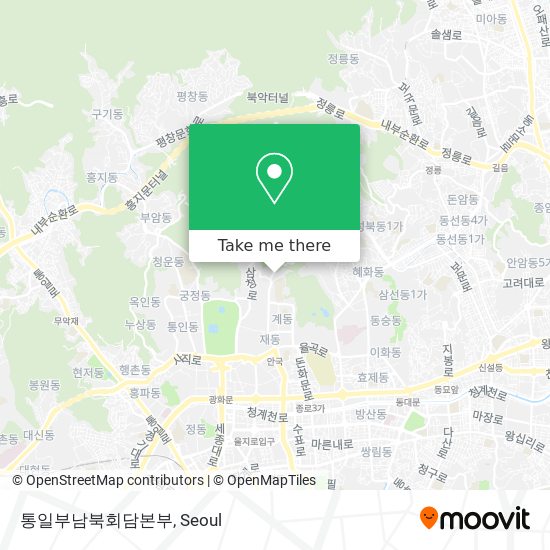 통일부남북회담본부 map