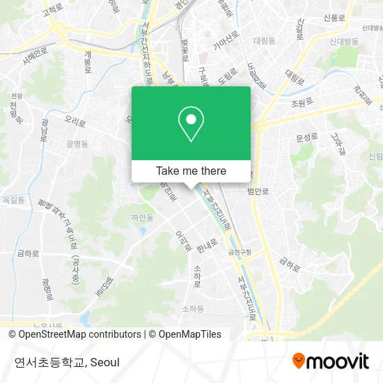 연서초등학교 map