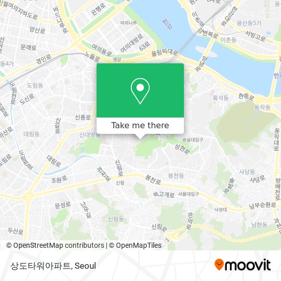 상도타워아파트 map