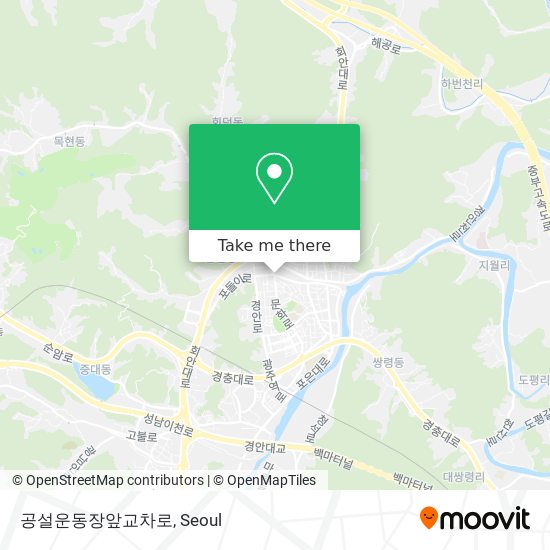공설운동장앞교차로 map