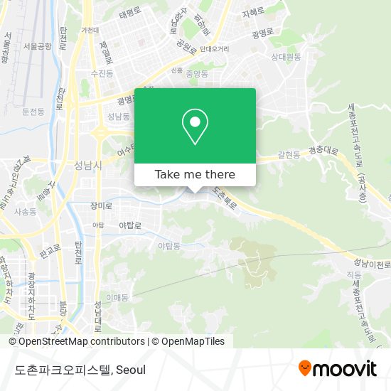 도촌파크오피스텔 map