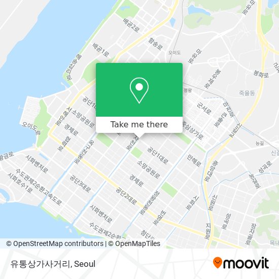 유통상가사거리 map