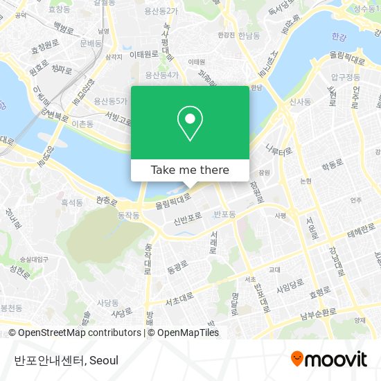 반포안내센터 map