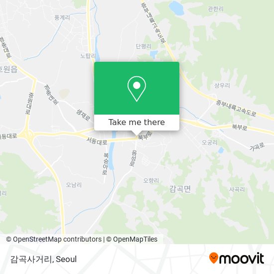 감곡사거리 map