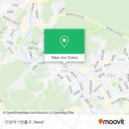 안양역 1번출구 map