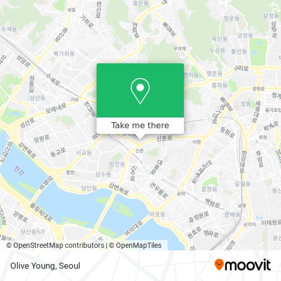 Olive Young map