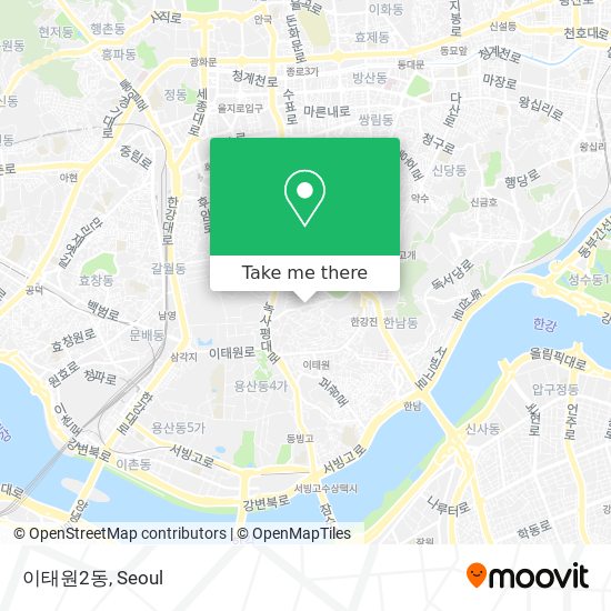 이태원2동 map