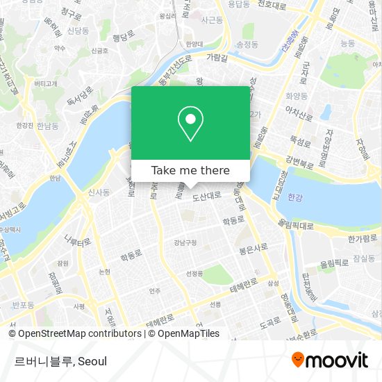 르버니블루 map