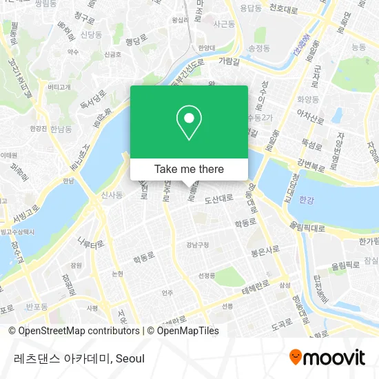 레츠댄스 아카데미 map