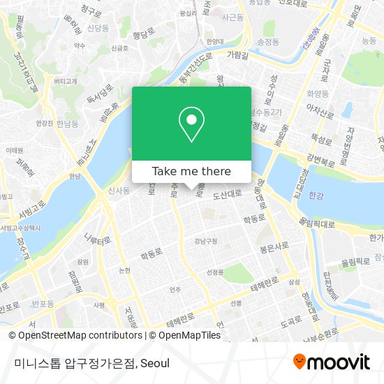 미니스톱 압구정가은점 map