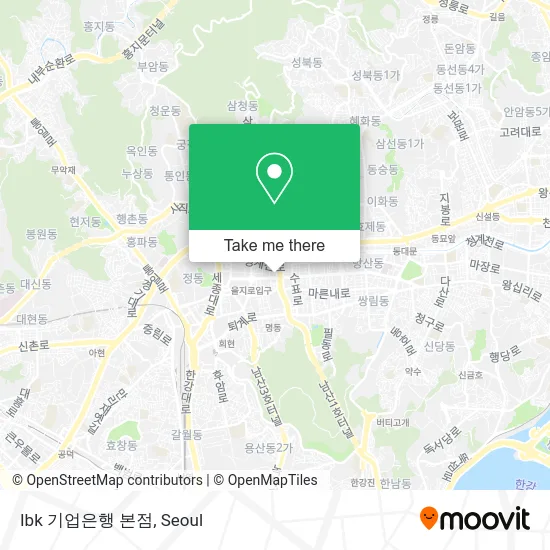 Ibk 기업은행 본점 map