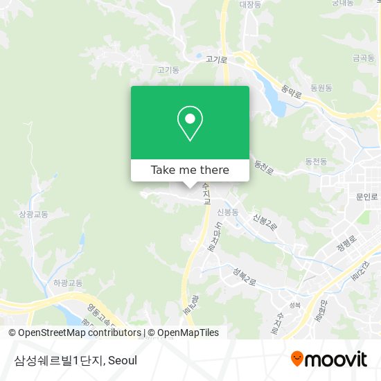 삼성쉐르빌1단지 map