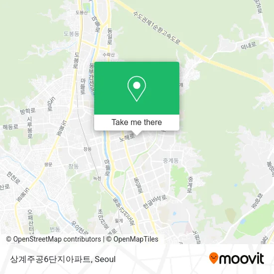 상계주공6단지아파트 map