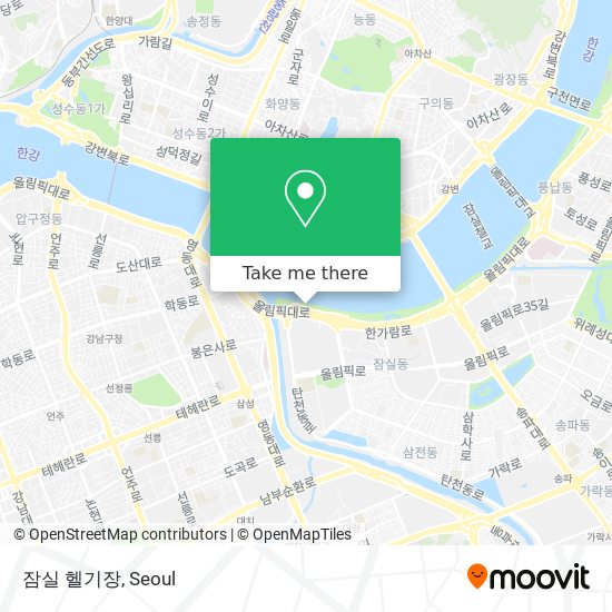 잠실 헬기장 map