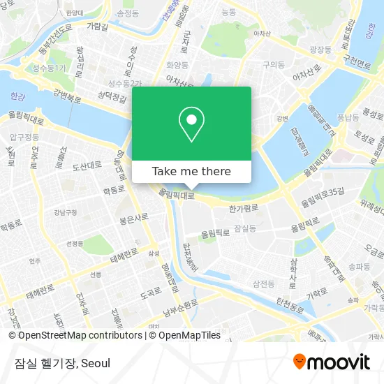 잠실 헬기장 map