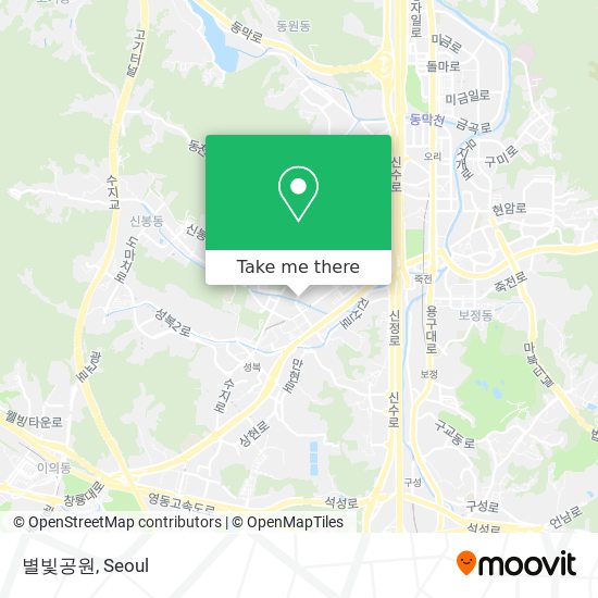 별빛공원 map
