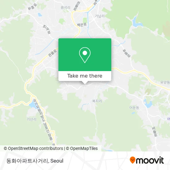 동화아파트사거리 map