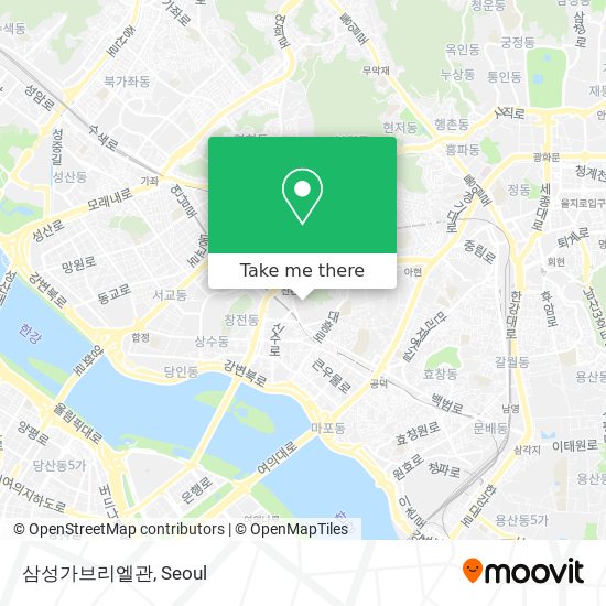 삼성가브리엘관 map