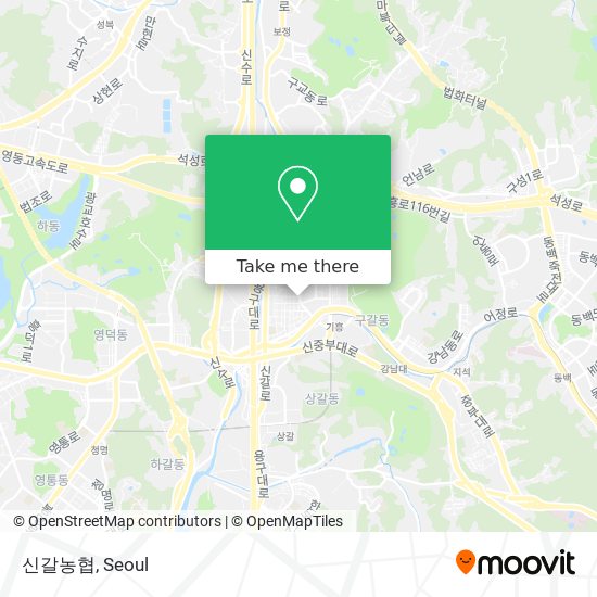 신갈농협 map