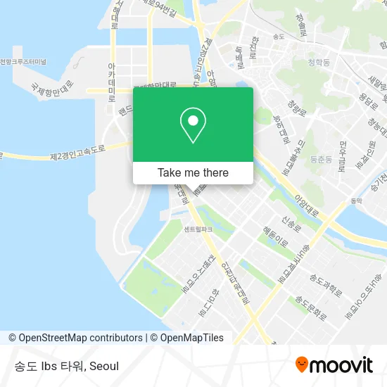 송도 Ibs 타워 map