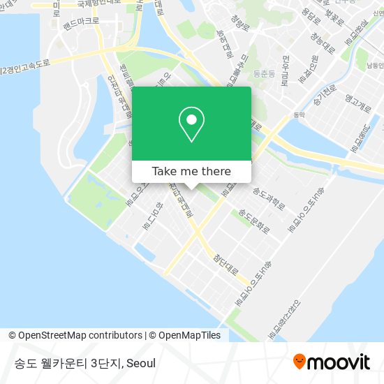 송도 웰카운티 3단지 map