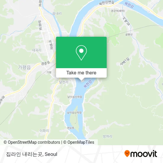 집라인 내리는곳 map