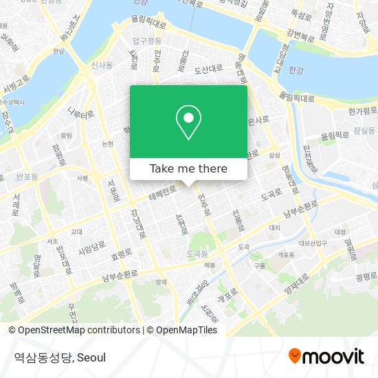 역삼동성당 map