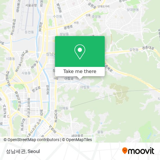 성남세관 map