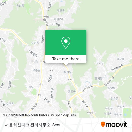 서울혁신파크 관리사무소 map