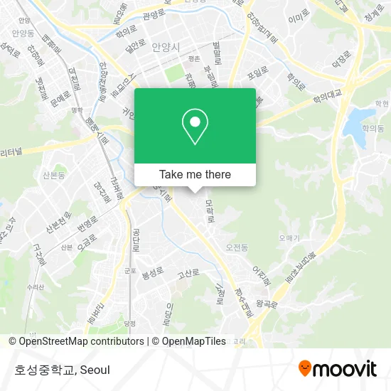 호성중학교 map