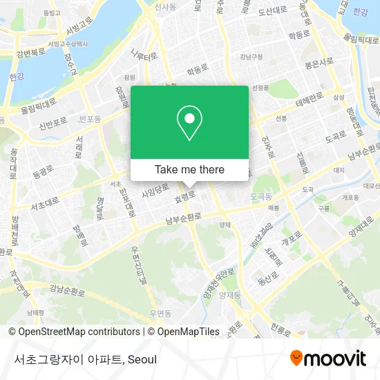 서초그랑자이 아파트 map