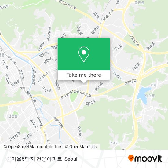 꿈마을5단지 건영아파트 map