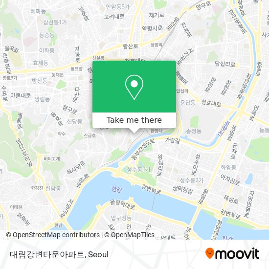 대림강변타운아파트 map