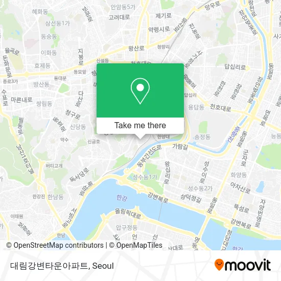 대림강변타운아파트 map