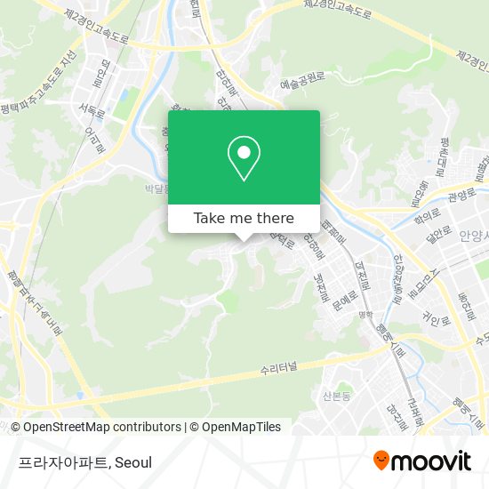 프라자아파트 map