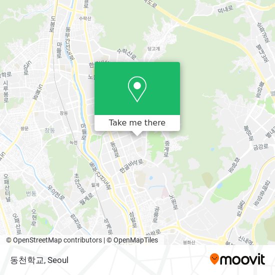 동천학교 map